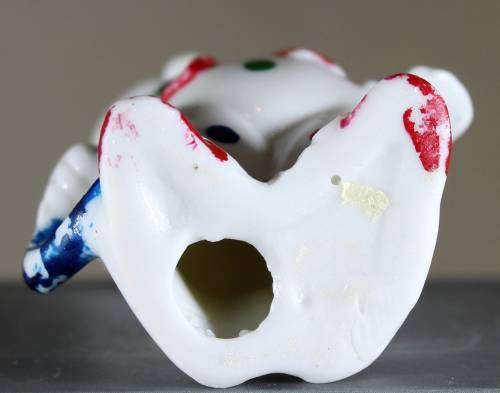 Small Clown Figurine - With Bowtie and Ring- BID NOW