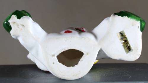 Small Clown Figurine - Seated Clown Waving - BID NOW