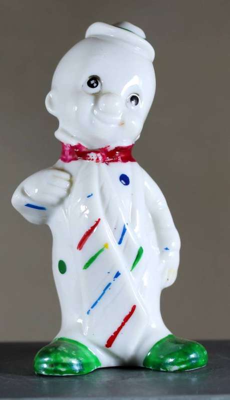 Small Clown Figurine - With Very Large Tie - BID NOW