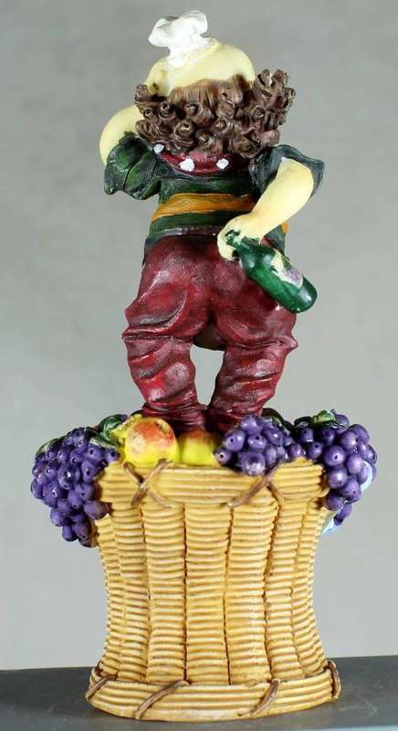 Clown Figurine - Drinking - with Bottle Stopper - BID NOW