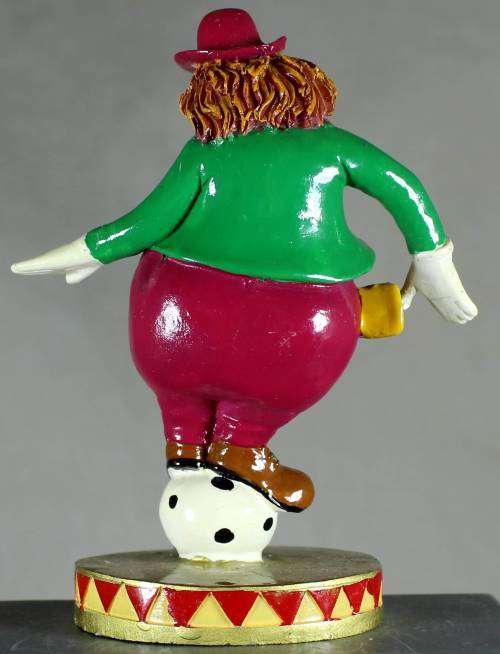 Clown Figurine - Balancing on a Ball - BID NOW