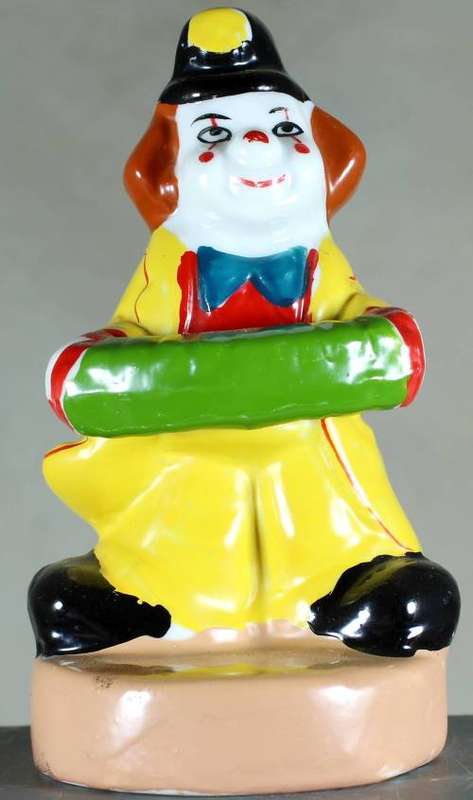 Clown Figurine - Playing a Concertina - BID NOW