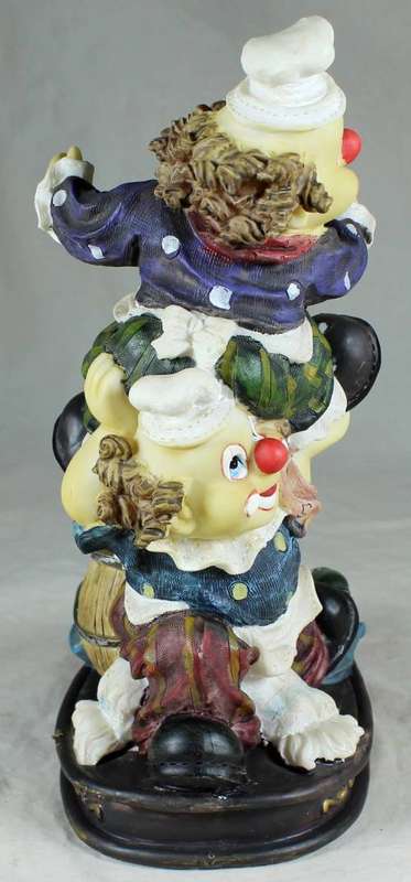 Large Clown Figurine - Wine Bottle Holder - BID NOW