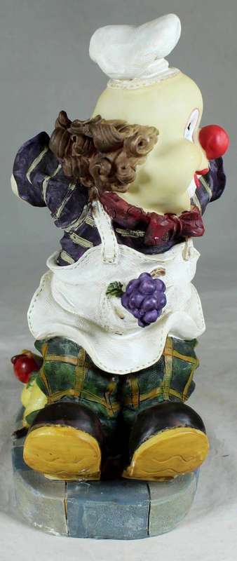 Large Clown Figurine - Wine Bottle Holder - BID NOW