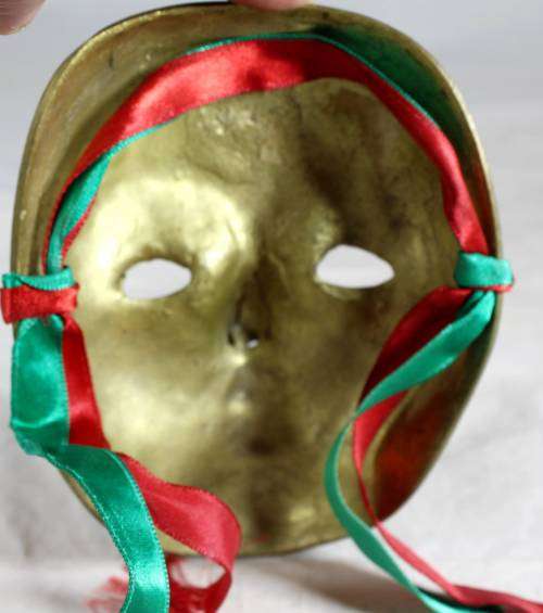 Metal Cloisonne Type Mask- BID NOW
