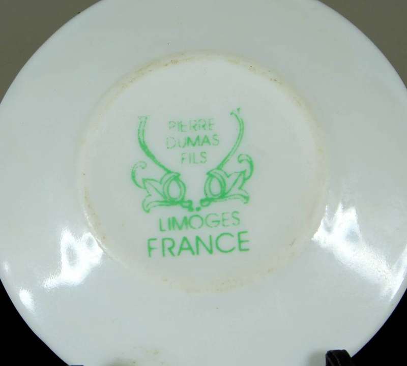 Limoges Miniature - Display Plate - Couple Dancing