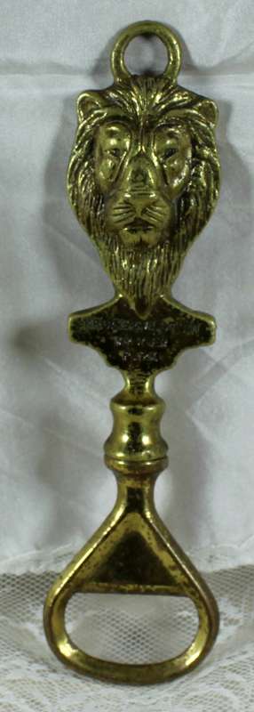 Brass Kruger Park Lion Bottle Opener - Beautiful!!! BID NOW!!!!