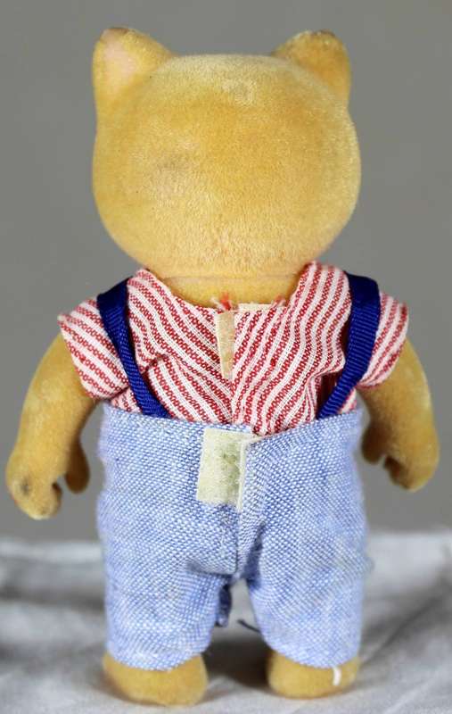 Sylvanian Families - Kitty dressed in a dungaree