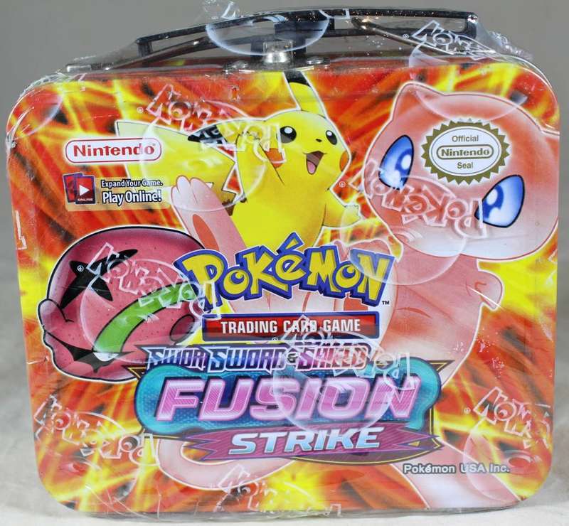 Copy (Fake) Pokemon - Sword & Shield - Fusion Strike Trading Cards in Tin - Orange