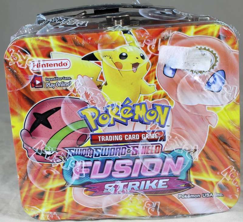 Copy (Fake) Pokemon - Sword & Shield - Fusion Strike Trading Cards in Tin - Orange