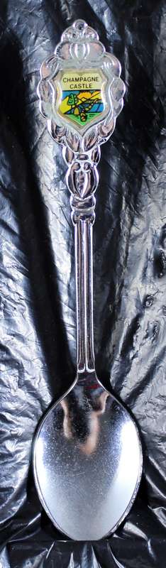 Souvenir spoon - Champagne castle