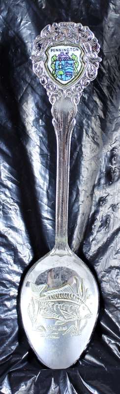 Souvenir spoon - Pennington with engraving