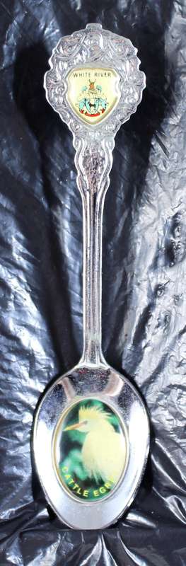 Souvenir spoon - White River