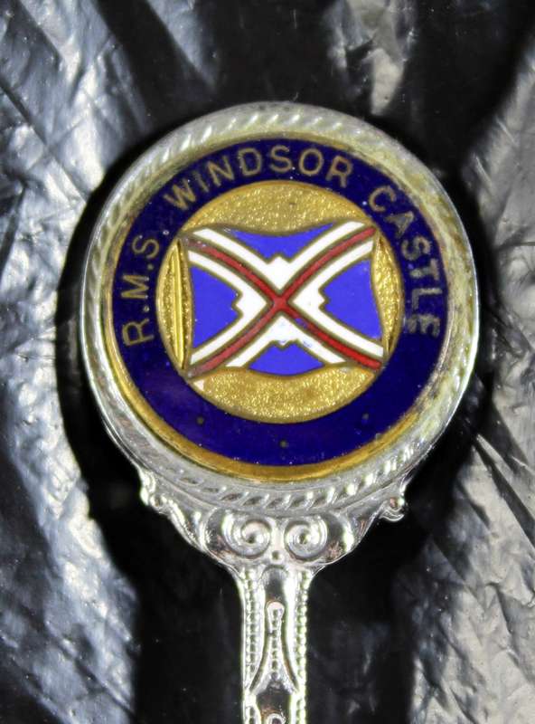 Souvenir spoon - RMS Windsor castle