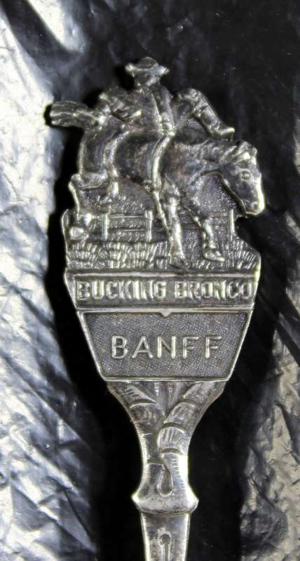 Souvenir Spoon - BANFF - Bucking Bronco