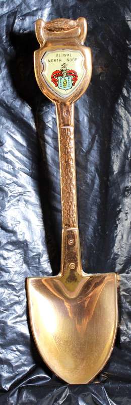 Souvenir Spoon - Copper - Aliwal North - Spade