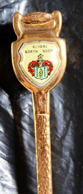Souvenir Spoon - Copper - Aliwal North - Spade