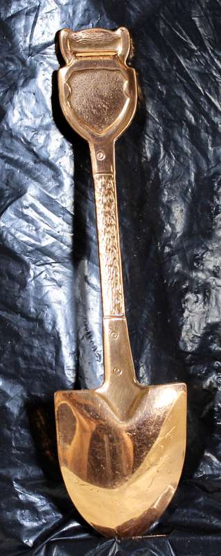 Souvenir Spoon - Copper - Aliwal North - Spade