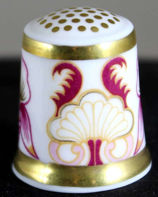 Collectible Thimble - Chatsworth - Orchids - Act Fast!! Bid Now!!!