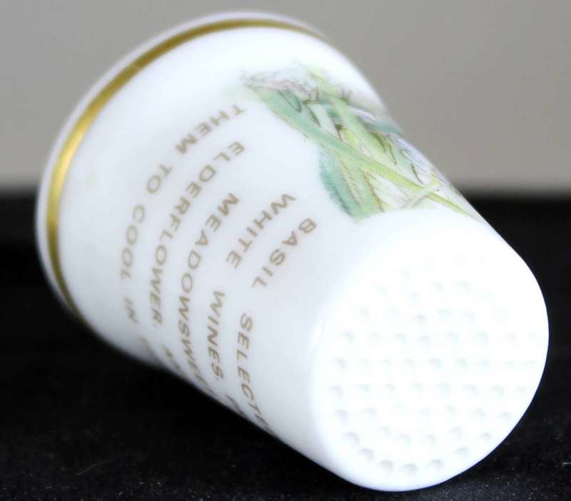 Collectible Thimble -Royal Doulton-Jill Barklem 1983- Basil in the Rushes- Act Fast!! Bid Now!!!
