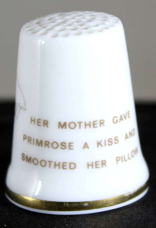 Collectible Thimble -Royal Doulton-Jill Barklem 1983-Primrose Sleeping- Act Fast!! Bid Now!!!
