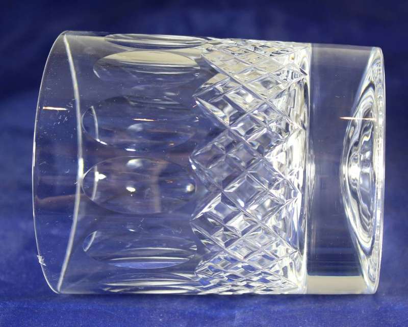 Set of 4 crystal whisky tumblers