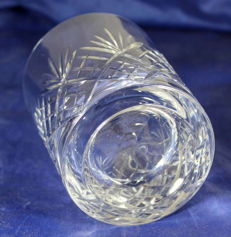 Pair of Crystal Whisky Tumblers