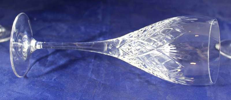 Set of 5 of Crystal Red Wine Glasses