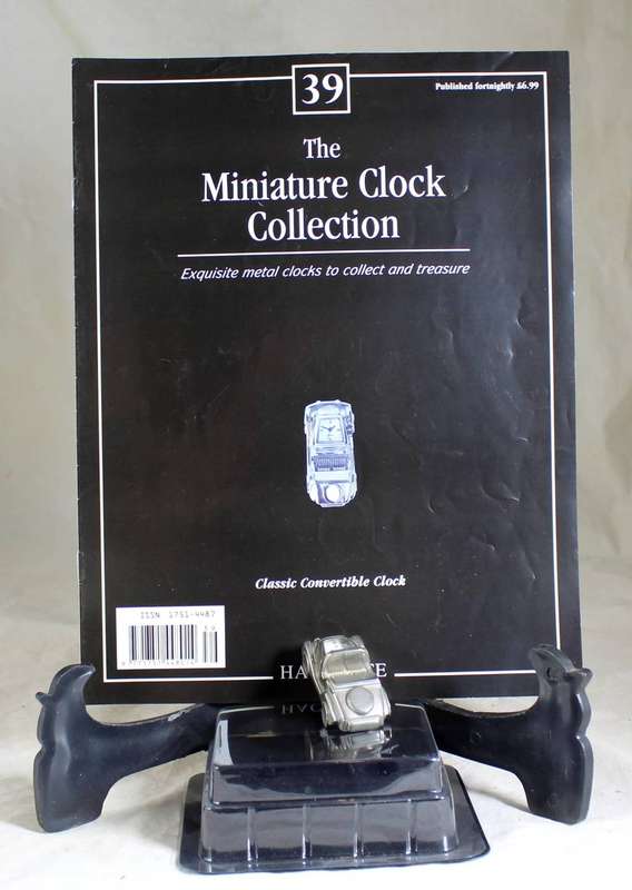 Hachette clock with booklet - classic convertible