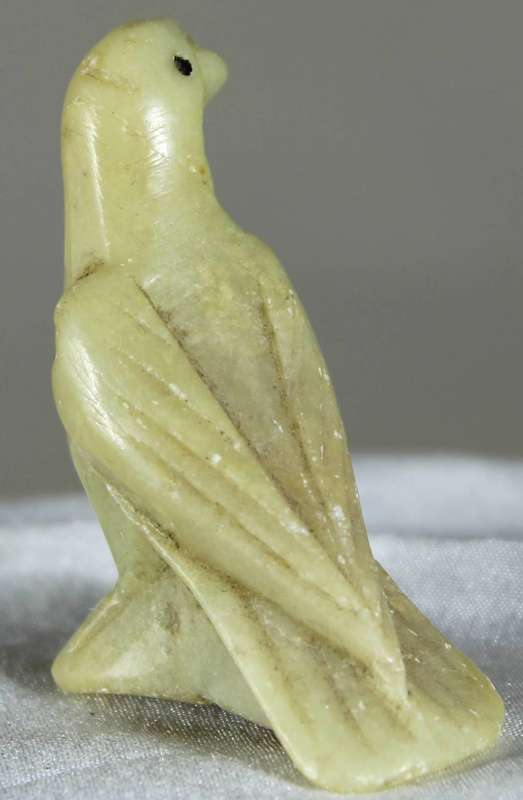 Miniature stone carved dove