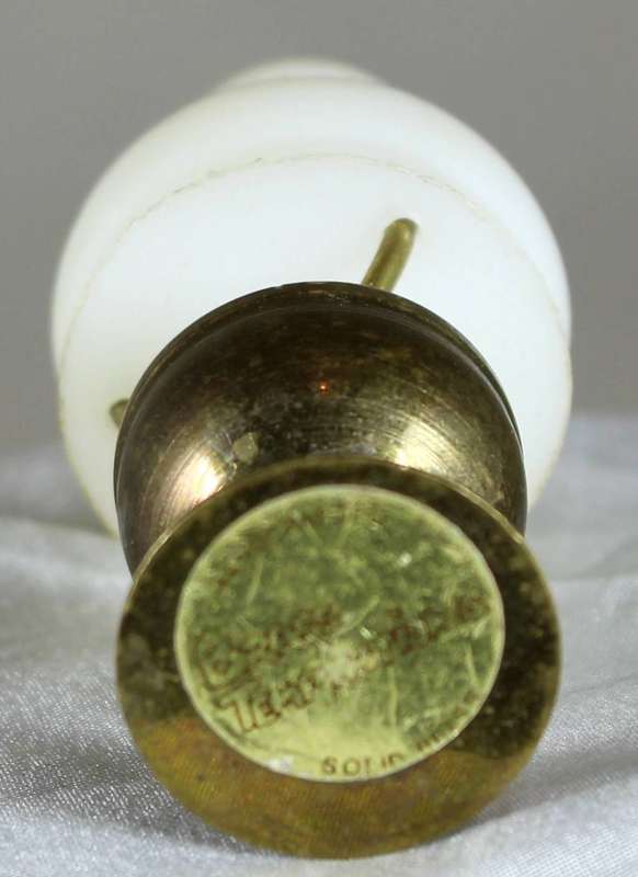 Miniature brass gas lamp