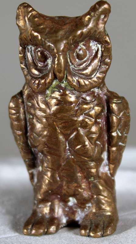 Miniature copper owl
