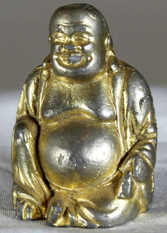 Miniature metal Buddah