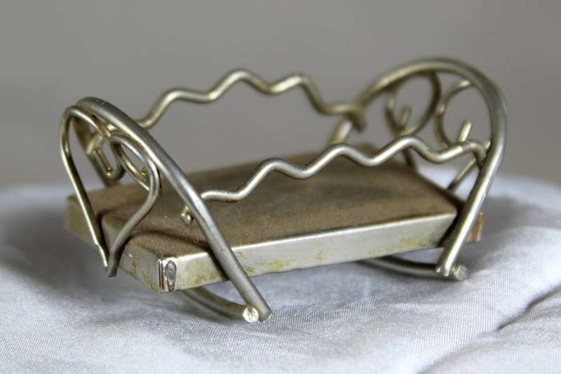 Miniature metal bed
