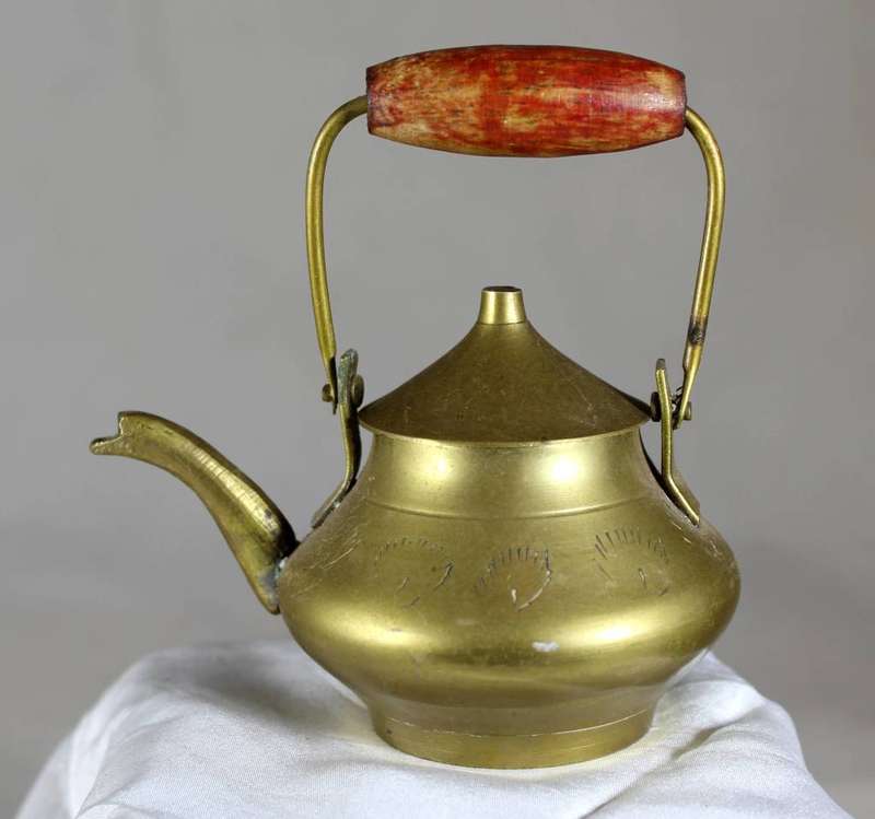 Small brass kettle