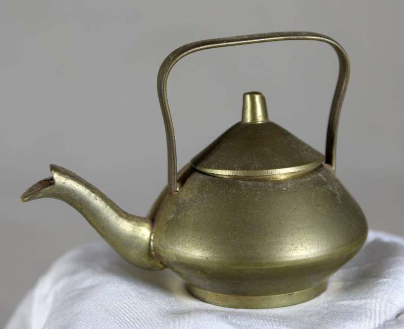 Small brass kettle