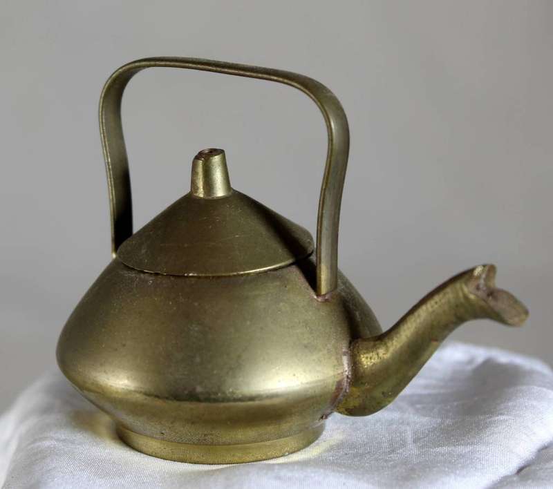 Small brass kettle