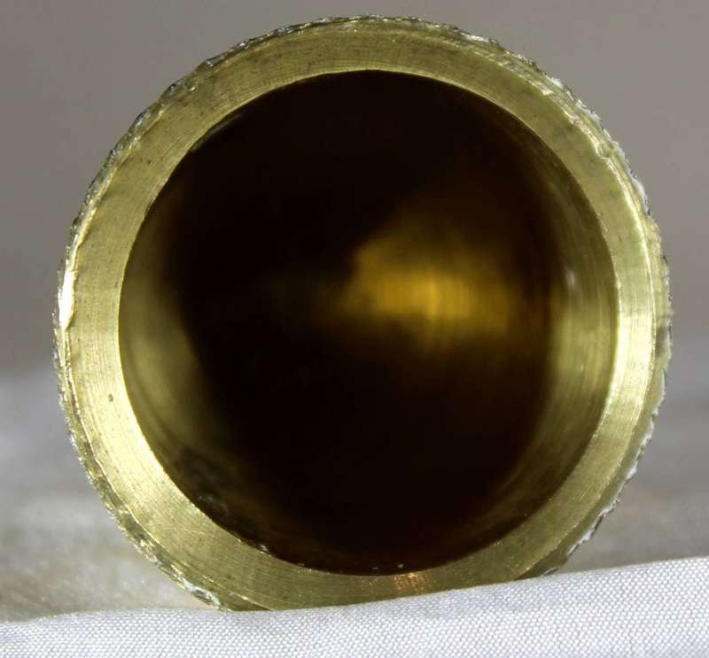 Miniature brass flower pot