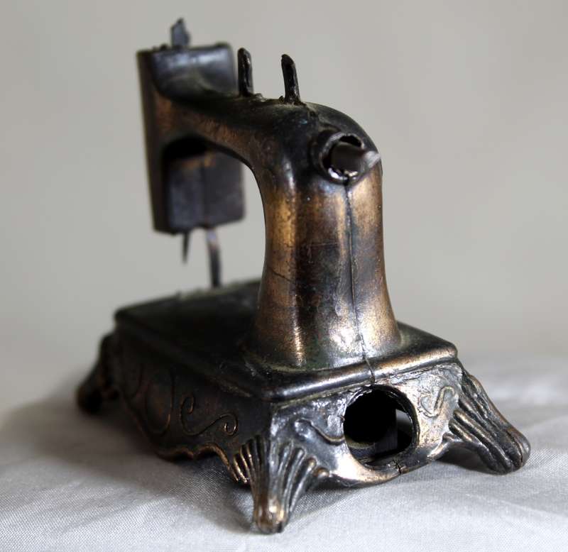 Brass sewing machine sharpener