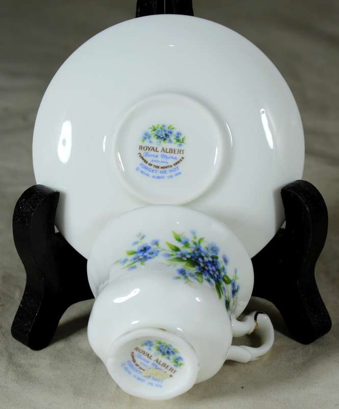 Royal Albert - Flower of the Month - Cup and Saucer -Duo- July - Miniature - Act Fast!! Bid Now!!