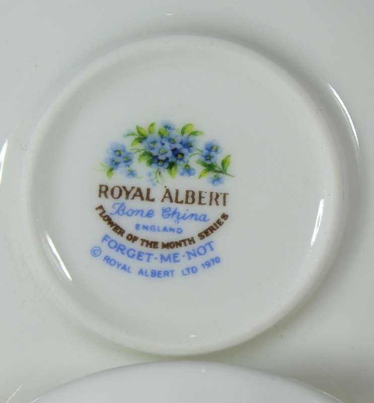 Royal Albert - Flower of the Month - Cup and Saucer -Duo- July - Miniature - Act Fast!! Bid Now!!