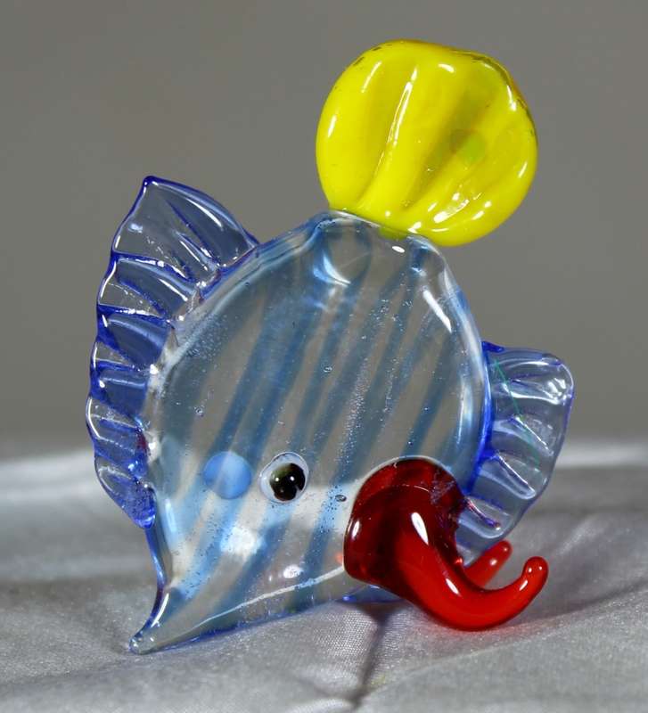 Light blue glass fish