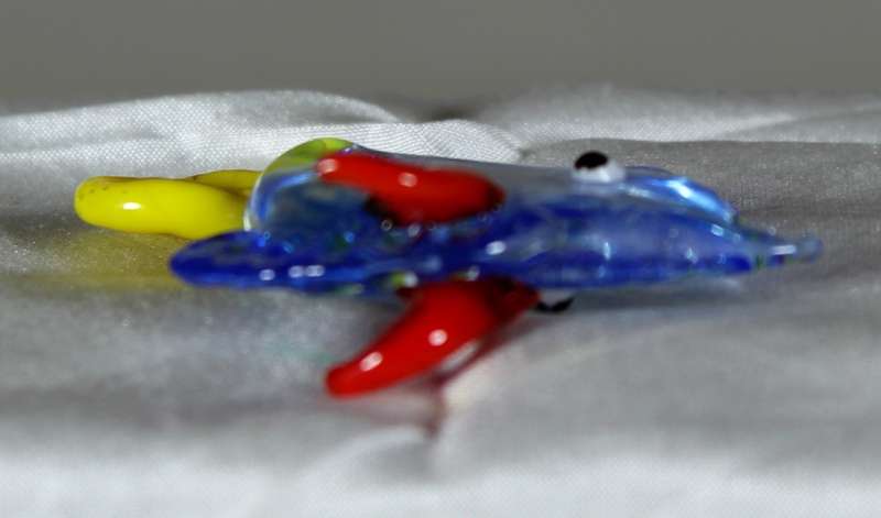 Light blue glass fish