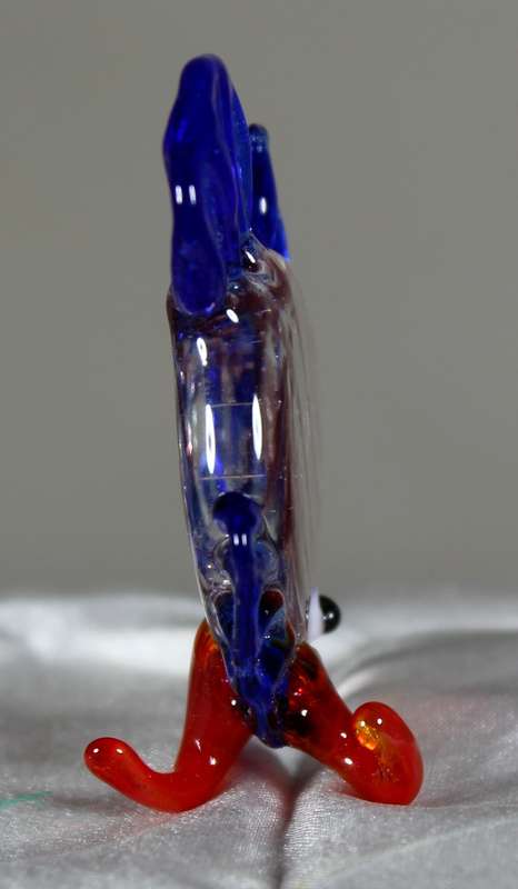 Blue glass fish