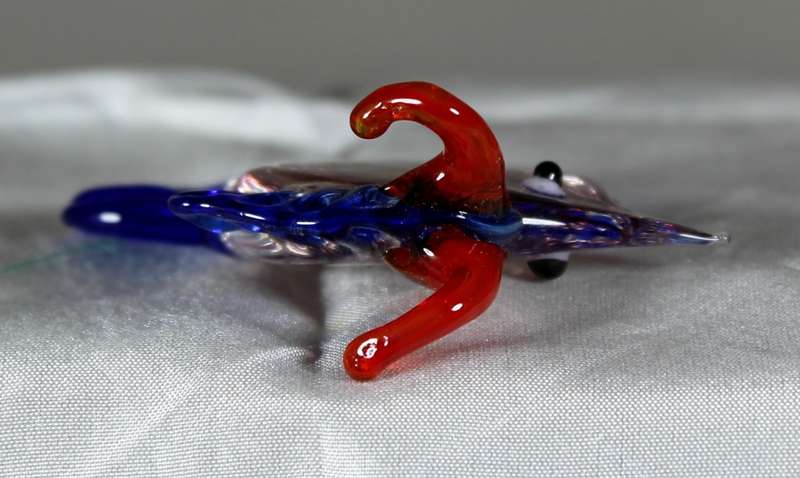 Blue glass fish
