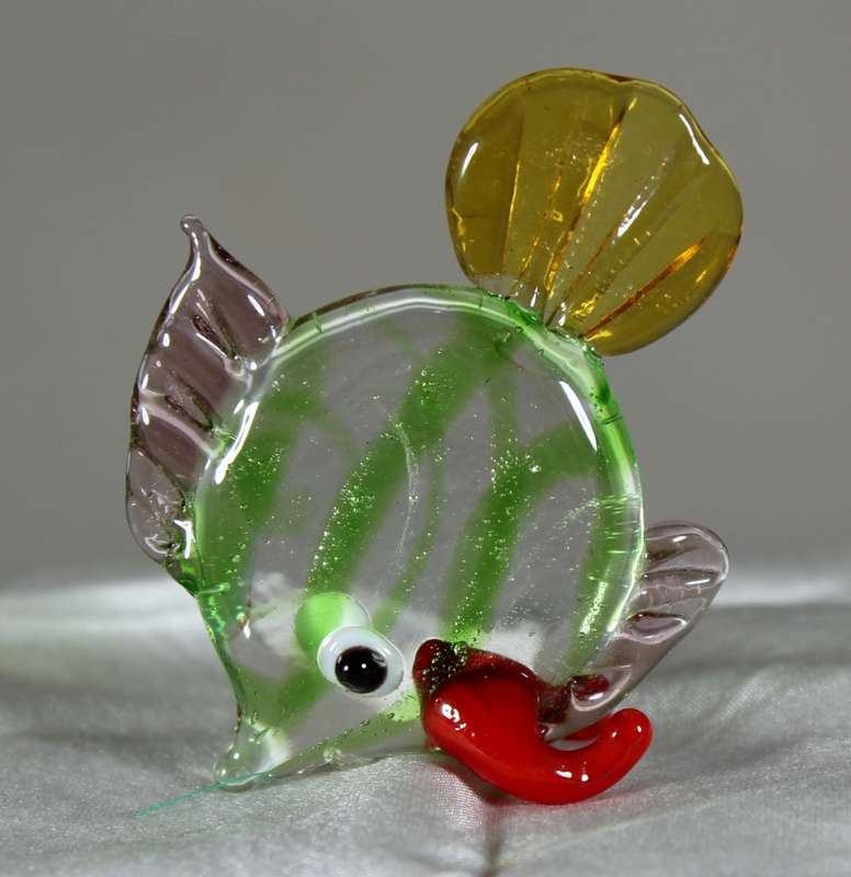 Green glass fish