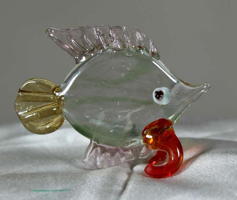 Light green glass fish