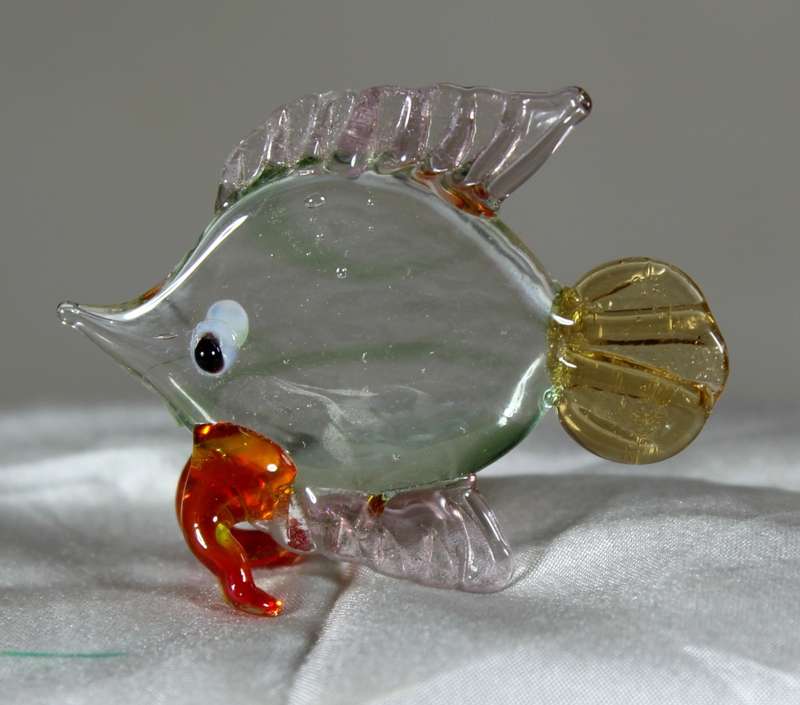 Light green glass fish