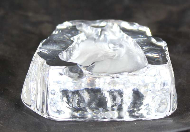 Sculptured paperweight horse