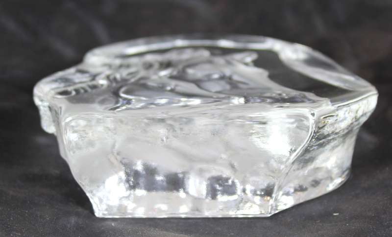 Sculptured paperweight horses